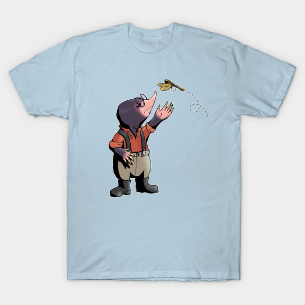 Wind In the Willows - The Mole T-Shirt by Essoterika
